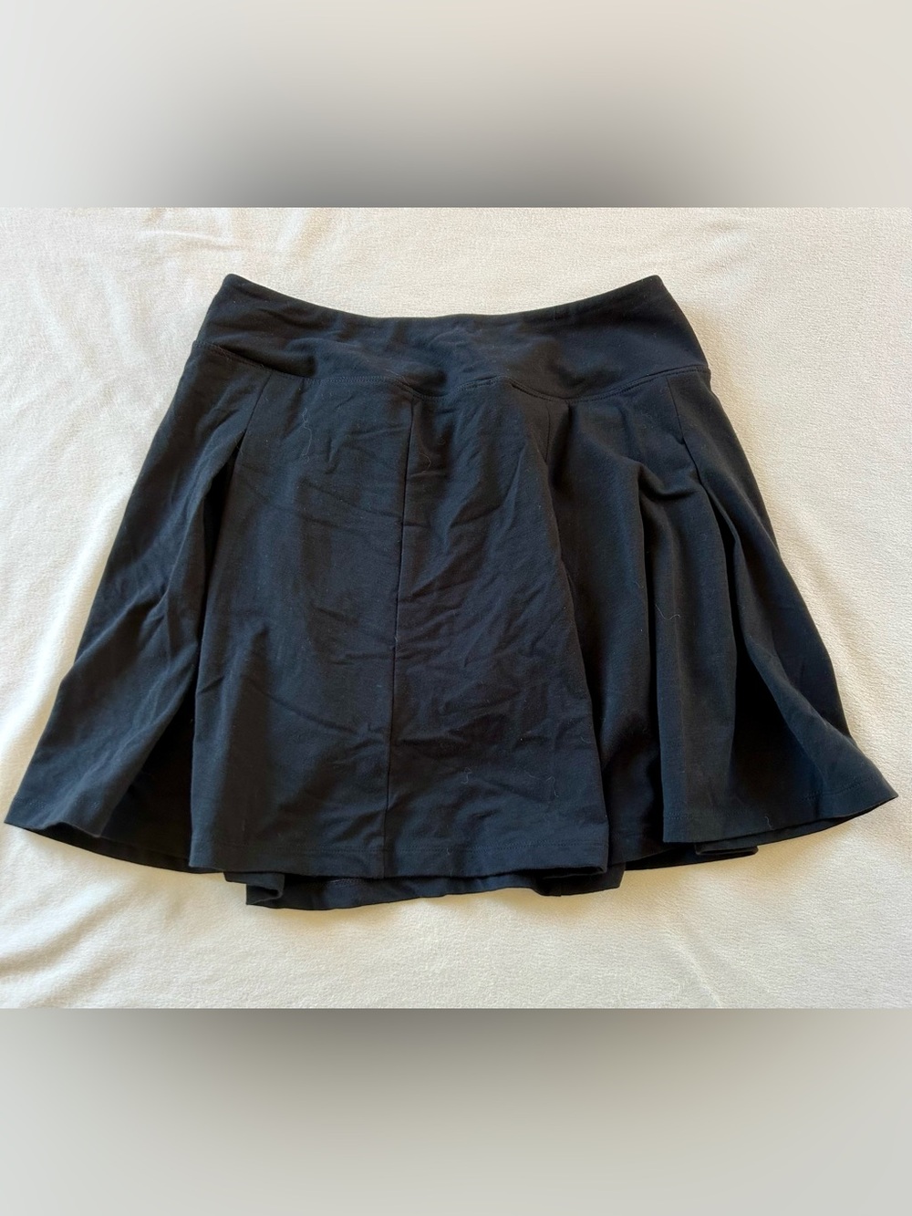 Wicked by Women with Control Black Pleated Mini Skirt with Built in Shorts Sz XS